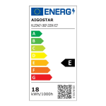 Λάμπα Νήματος LED Amber A65 E27 18W 2200K Aigostar