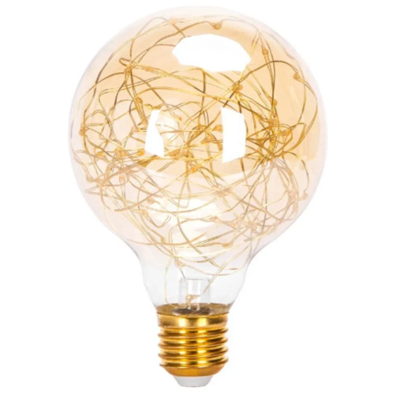 Λάμπα Νήματος LED Amber G95 E27 1.2W 2500K Aigostar