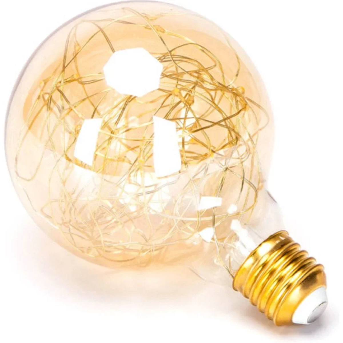 Λάμπα Νήματος LED Amber G95 E27 1.2W 2500K Aigostar