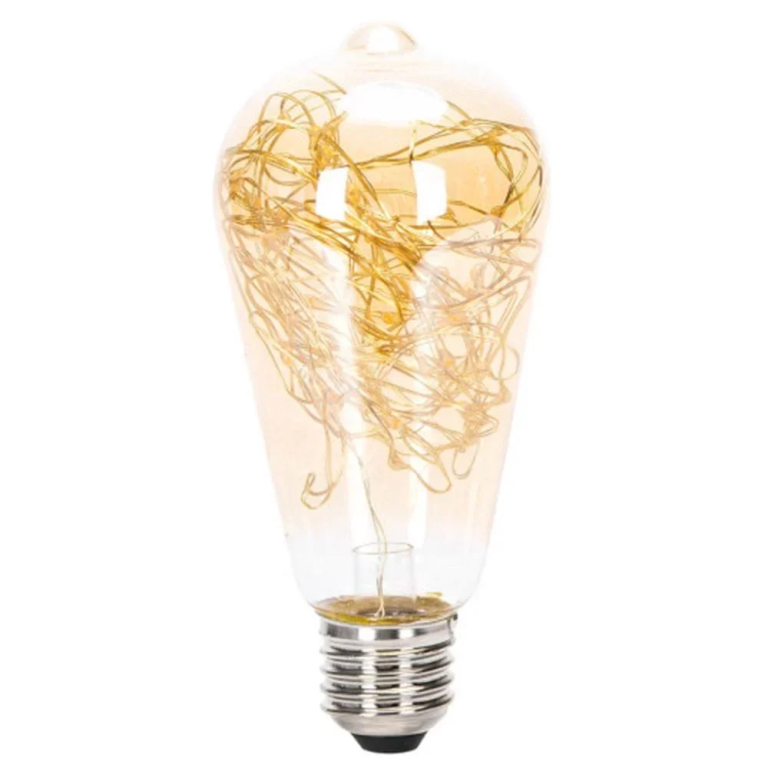 Λάμπα Νήματος LED Amber ST64 E27 1.2W 2500K Aigostar