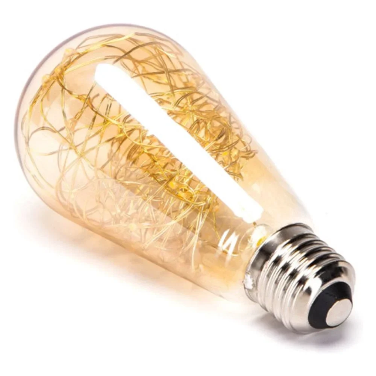 Λάμπα Νήματος LED Amber ST64 E27 1.2W 2500K Aigostar