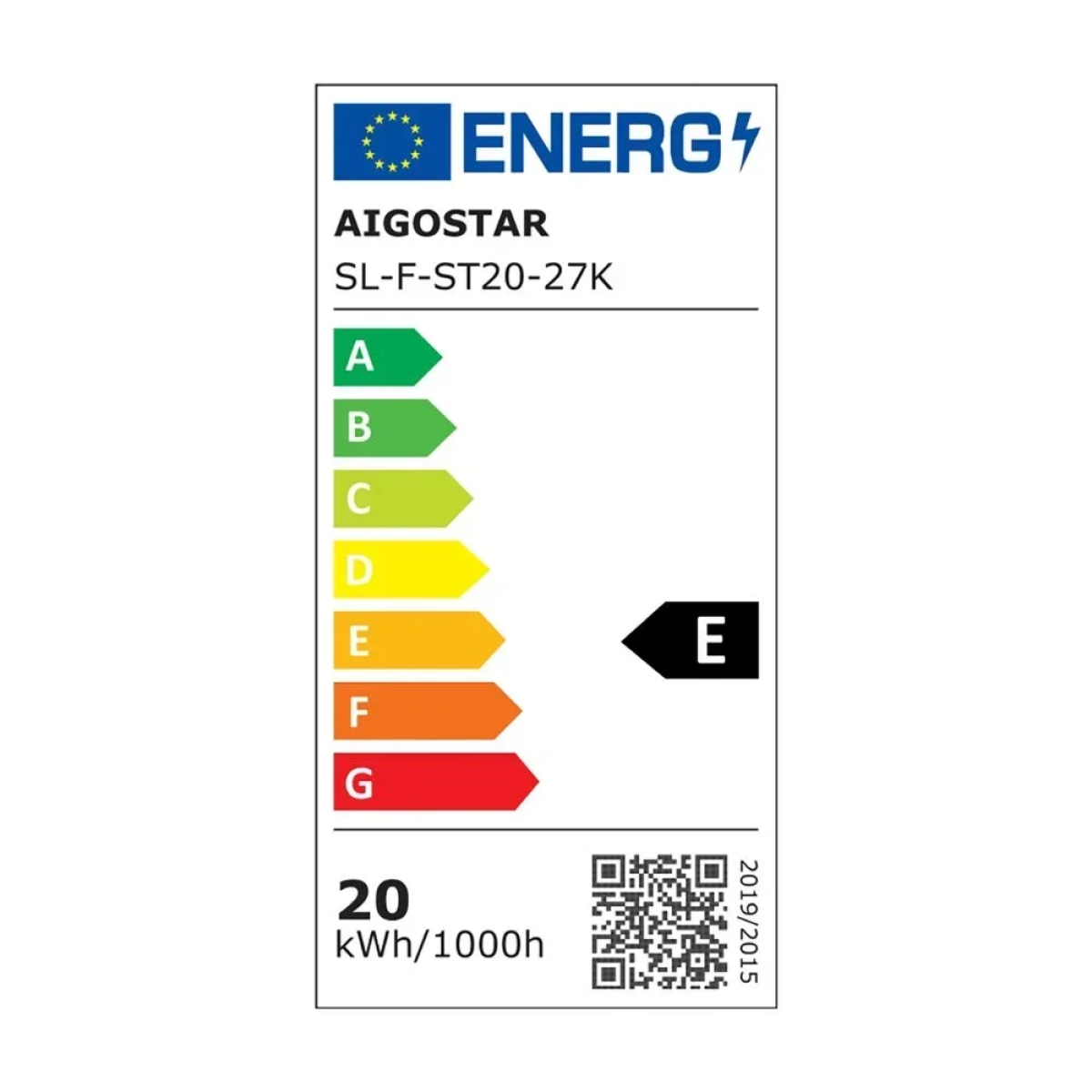 Λάμπα Νήματος LED ST64 E27 20W 2700K Aigostar