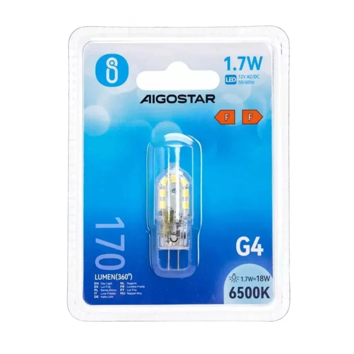 Λαμπτήρας LED G4 1.7W 6500K Aigostar