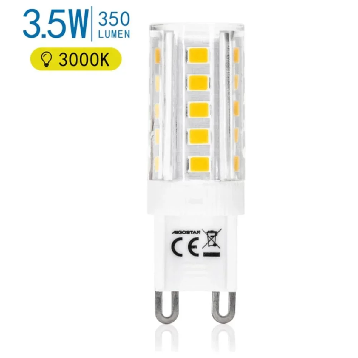 Λαμπτήρας LED G9 3.5W 3000K Aigostar