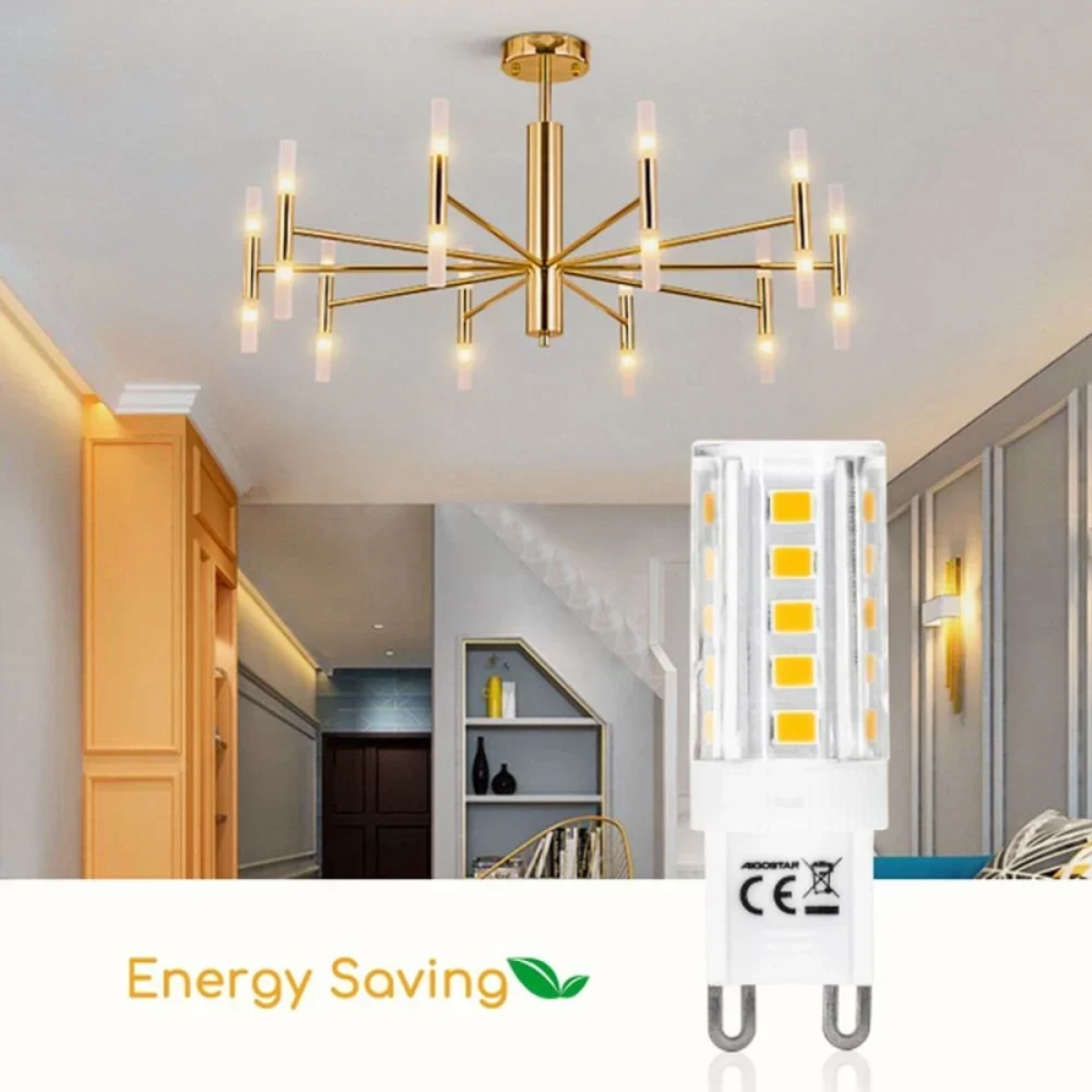 Λαμπτήρας LED G9 3.5W 3000K Aigostar