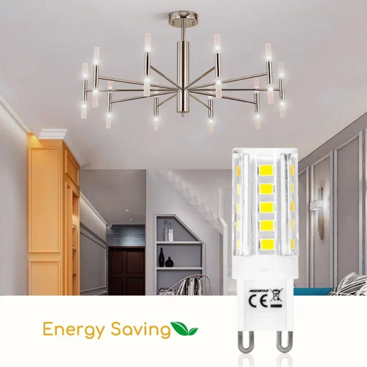 Λαμπτήρας LED G9 3.5W 6500K Aigostar