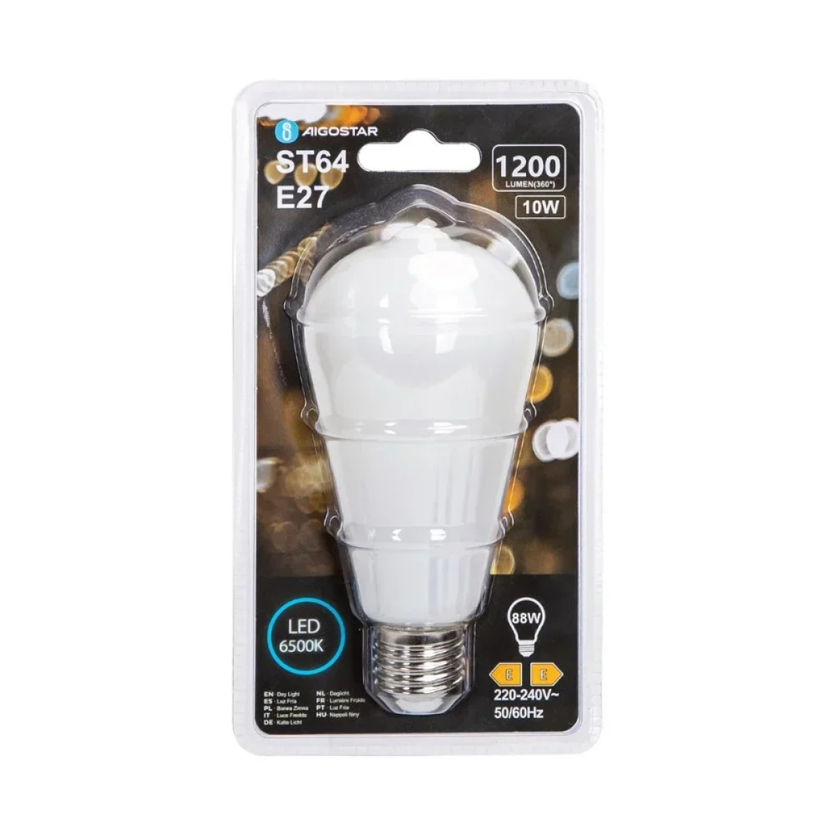 Λαμπτήρας Νήματος LED Aigostar ST64 E27 10W 6500K