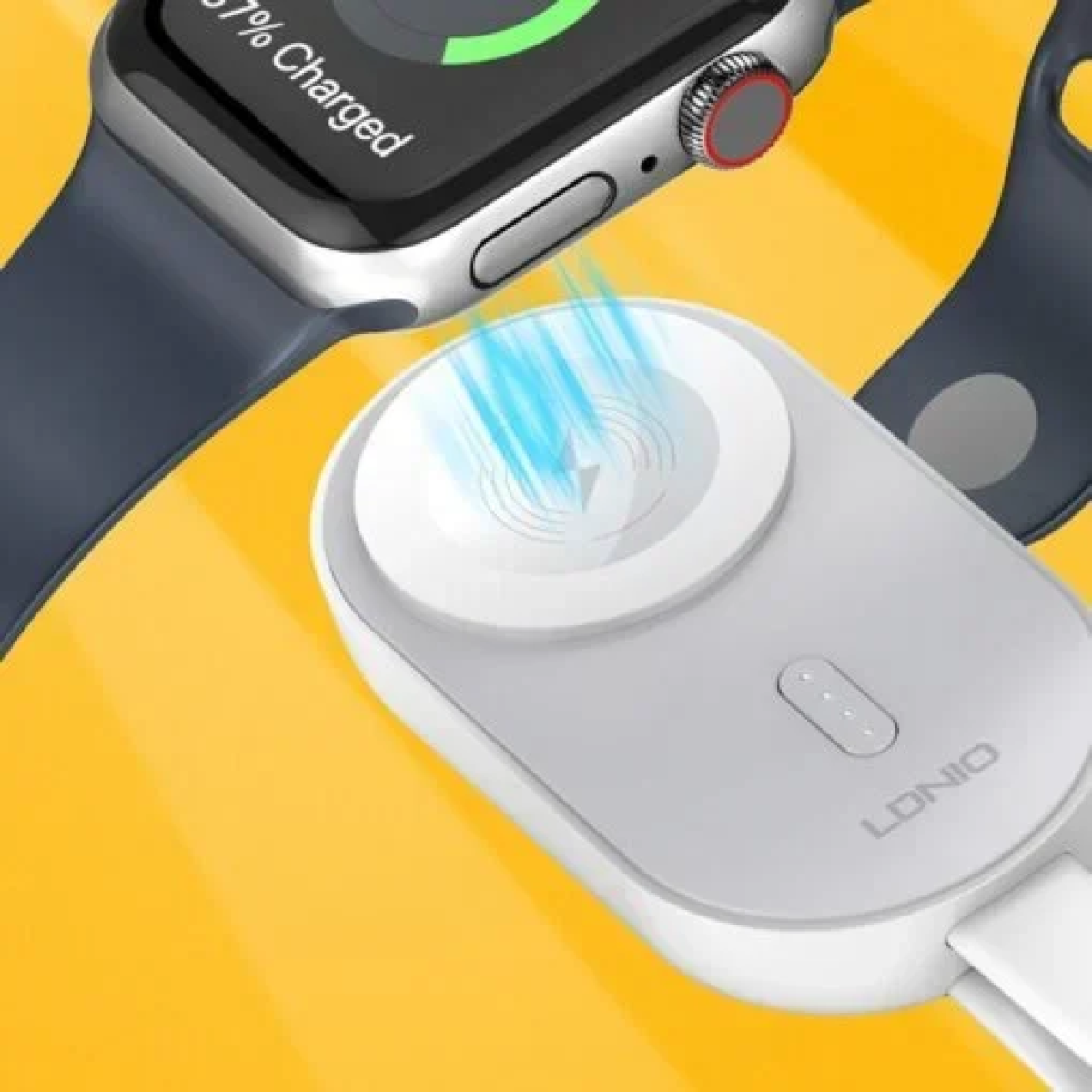 LDNIO AW005 Ασύρματος Φορτιστής Powerbank για Smartwatch - Λευκό