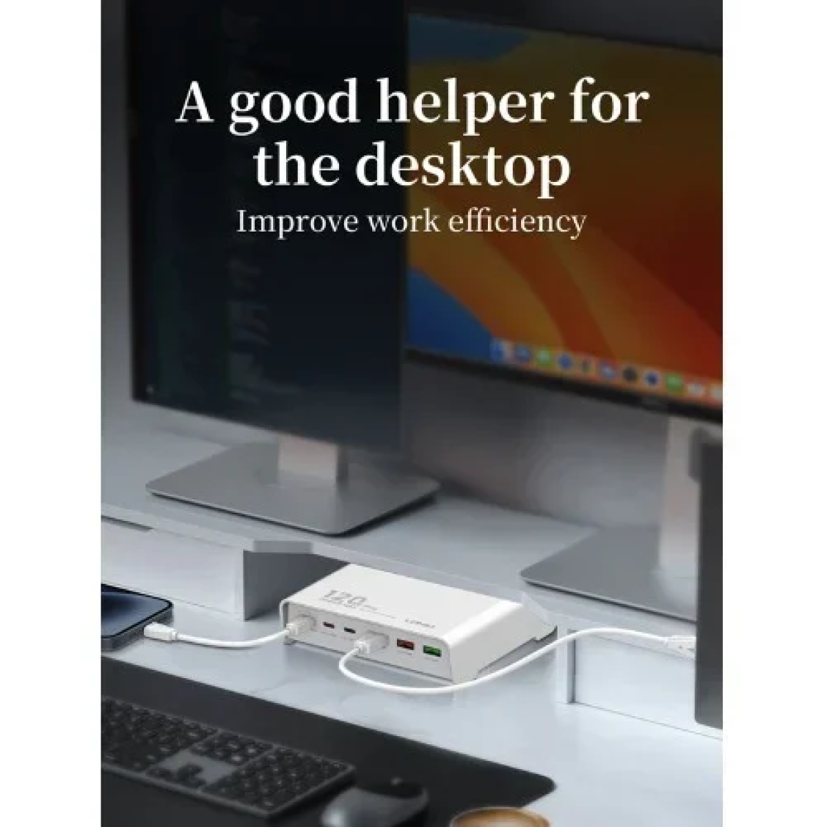 LDNIO Q605 Σταθμός Φόρτισης 3xUSB-C 3xUSB 120W PD/QC