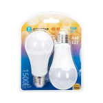 LED Λάμπα A60 E27 15W 3000K Aigostar 2τμχ
