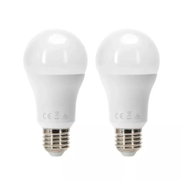 LED Λάμπα A60 E27 17W 3000K Aigostar 2τμχ