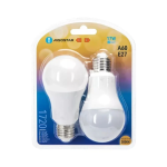 LED Λάμπα A60 E27 17W 3000K Aigostar 2τμχ