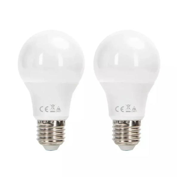 LED Λάμπα A60 E27 7W 3000K Aigostar 2τμχ