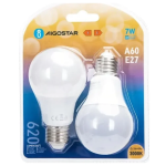 LED Λάμπα A60 E27 7W 3000K Aigostar 2τμχ