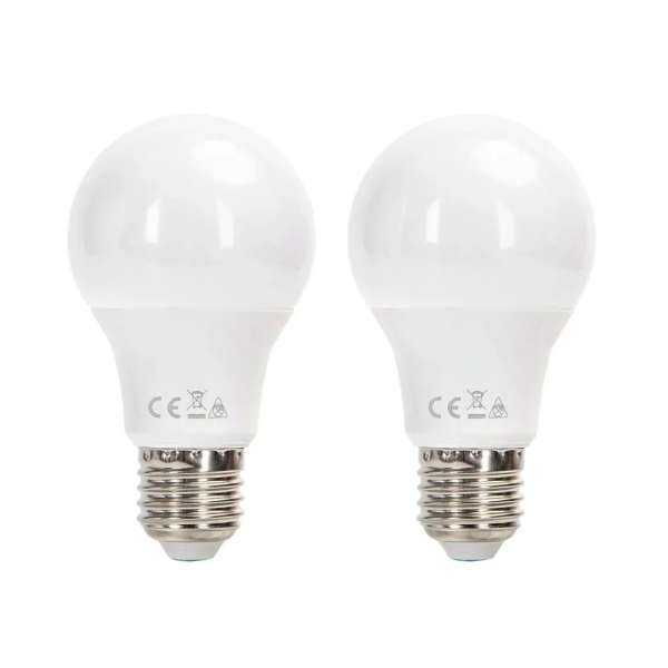 LED Λάμπα A60 E27 8W 3000K Aigostar 2τμχ