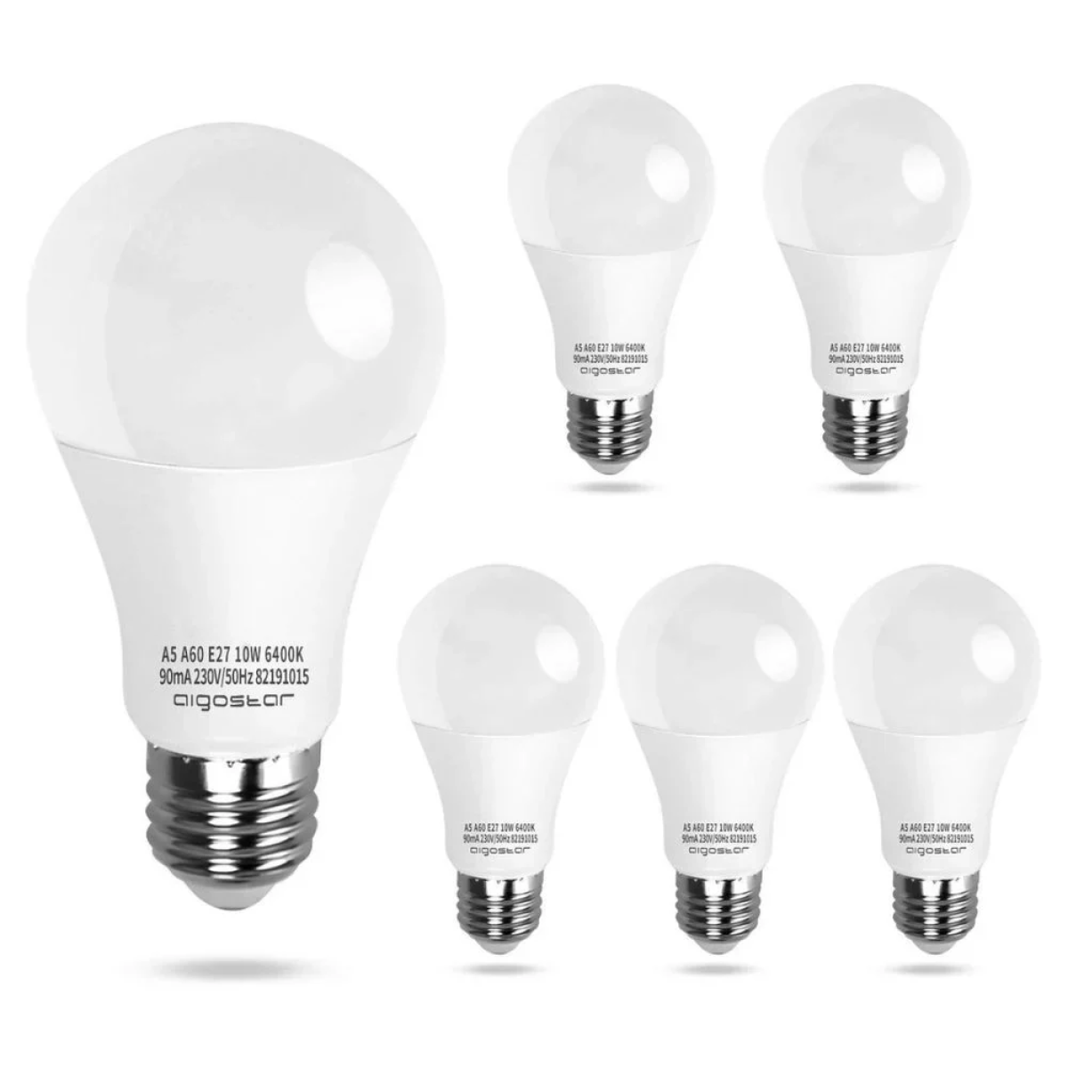 LED Λάμπα Aigostar A60 E27 10W 6400K