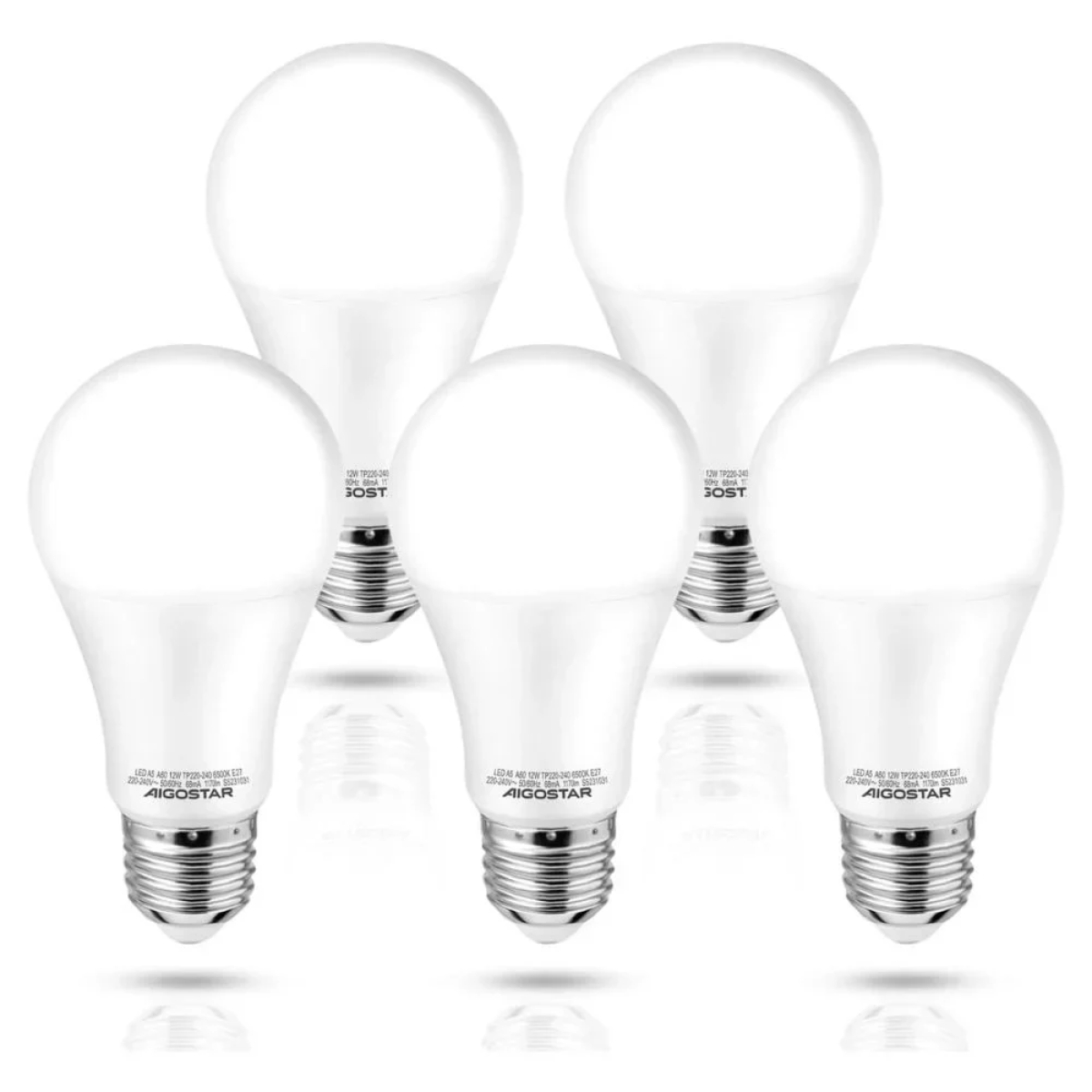 LED Λάμπα Aigostar A60 E27 11W 6400K