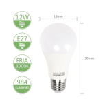 LED Λάμπα Aigostar A60 E27 12W 3000K