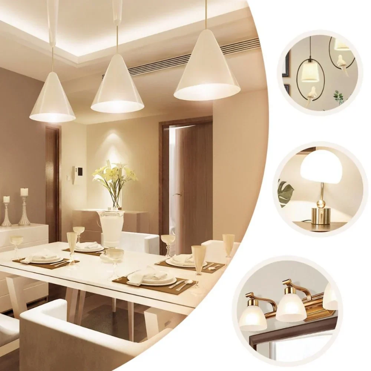 LED Λάμπα Aigostar A60 E27 12W 4000K