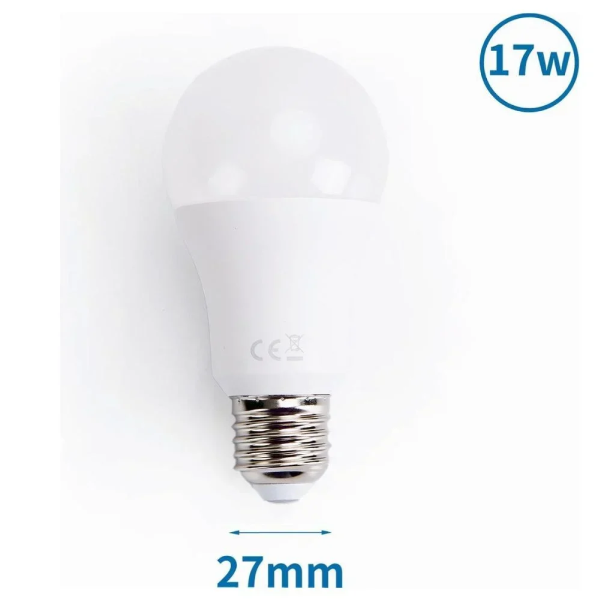LED Λάμπα Aigostar A60 E27 17W 6400K 2 τμχ