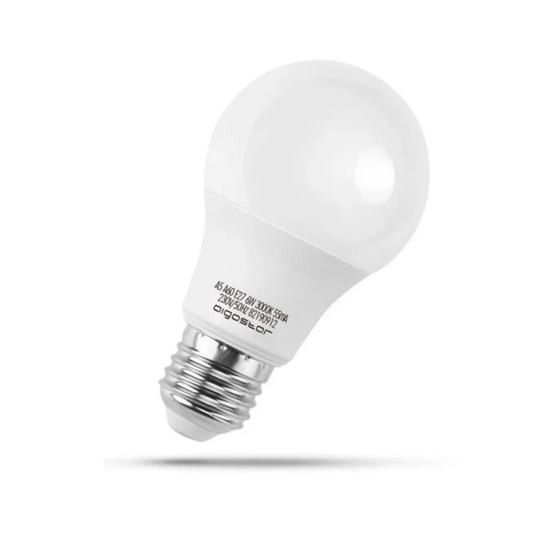 LED Λάμπα Aigostar A60 E27 6W 3000K