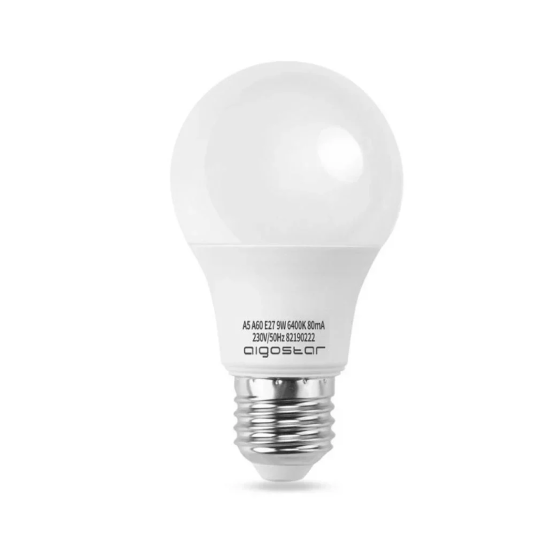LED Λάμπα Aigostar A60 E27 9W 6400K