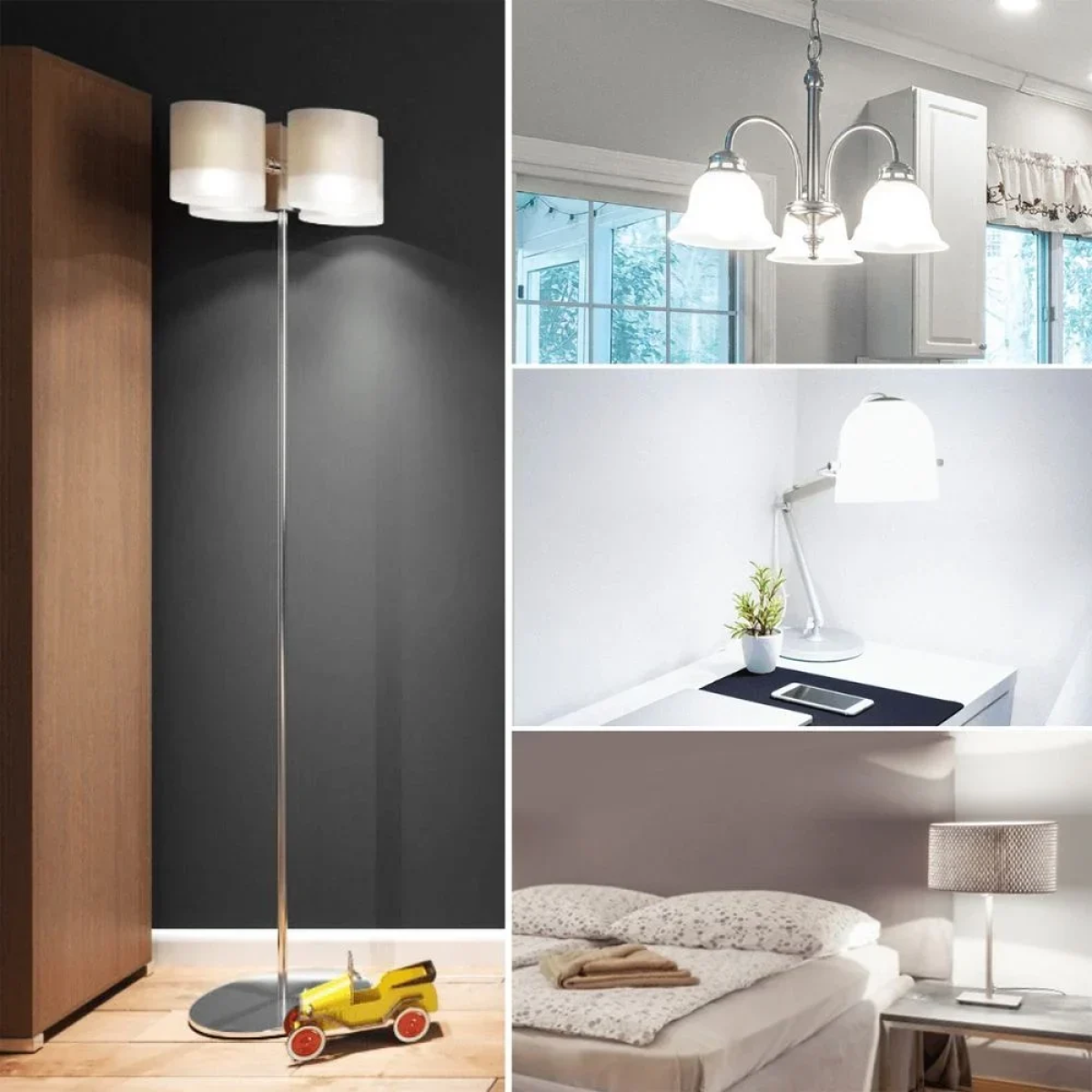 LED Λάμπα C35 E14 4W 6500K Aigostar