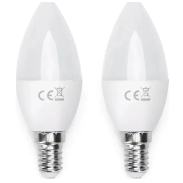 LED Λάμπα C37 E14 10W 3000K Aigostar 2τμχ