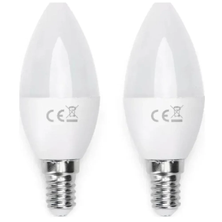LED Λάμπα C37 E14 10W 3000K Aigostar 2τμχ