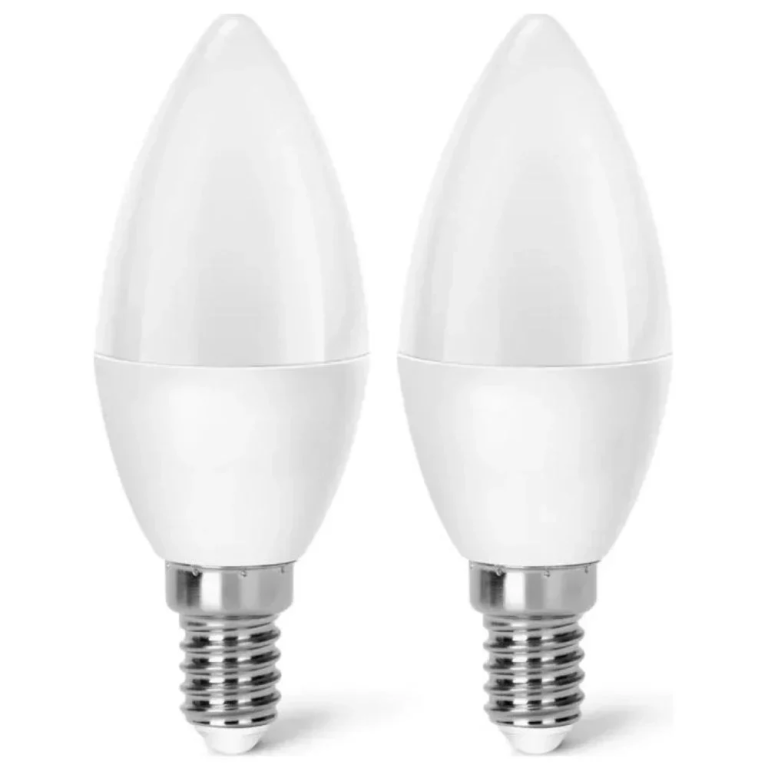 LED Λάμπα C37 E14 6W 6400K Aigostar 2τμχ
