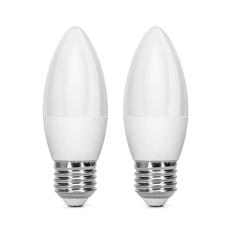 LED Λάμπα C37 E27 3W 3000K Aigostar 2τμχ