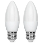 LED Λάμπα C37 E27 4.9W 3000K Aigostar 2τμχ