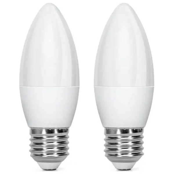 LED Λάμπα C37 E27 4.9W 3000K Aigostar 2τμχ