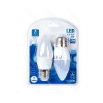 LED Λάμπα C37 E27 6W 6400K Aigostar 2τμχ