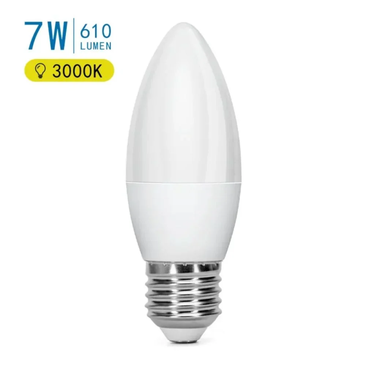 LED Λάμπα C37 E27 7W 3000K Aigostar