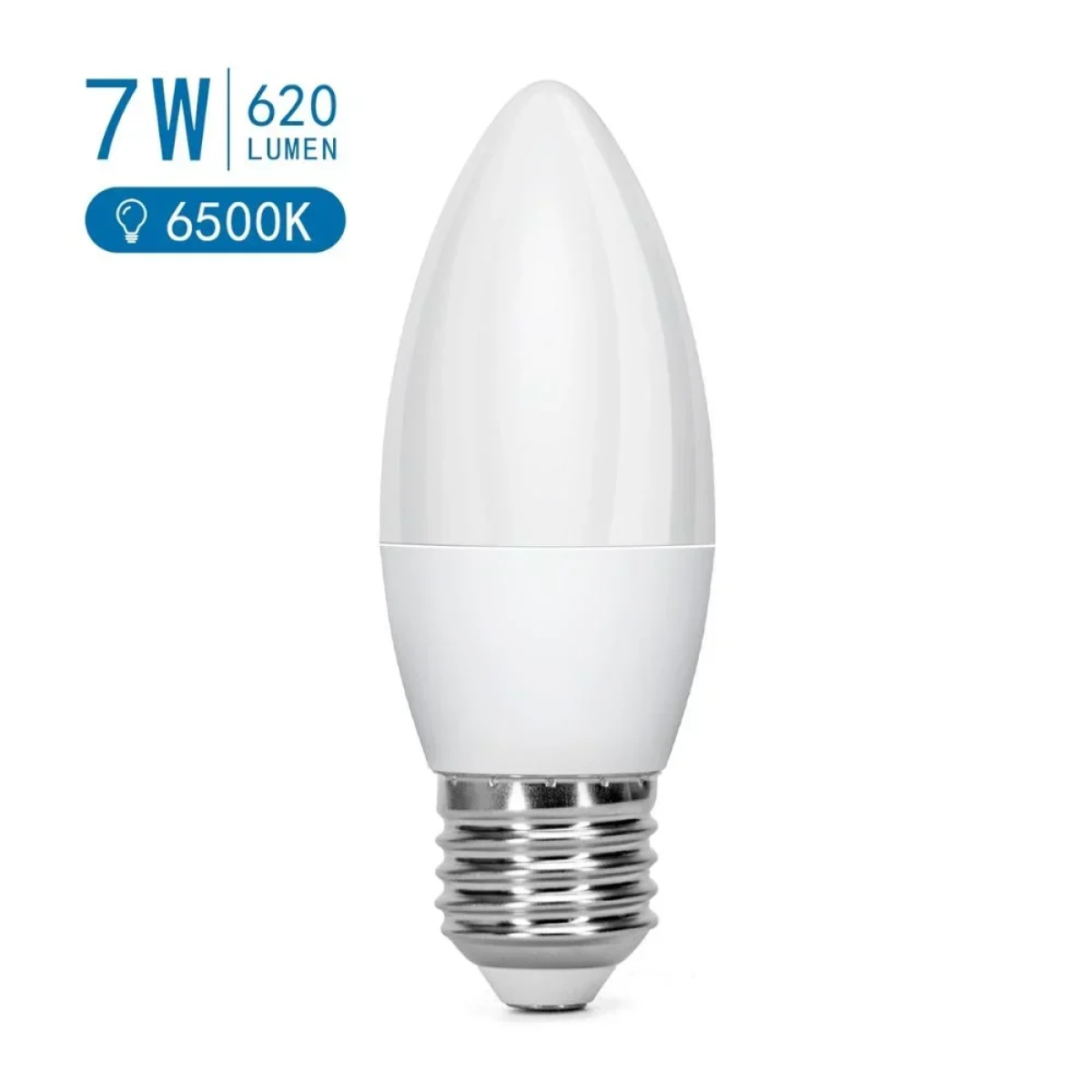 LED Λάμπα C37 E27 7W 6500K Aigostar