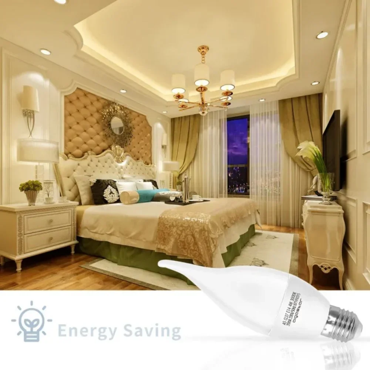 LED Λάμπα CL37 E14 4W 3000K Aigostar