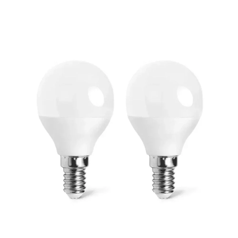 LED Λάμπα G45 E14 7W 3000K Aigostar 2τμχ
