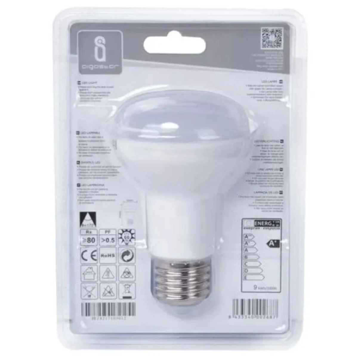 LED Λάμπα R63 E27 9W 3000K Aigostar