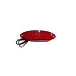 LED οπίσθιο φανάρι Stop μοτοσυκλέτας HW-0325 κόκκινο