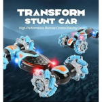 LH-C048-3 Τηλεκατευθυνόμενο Αυτοκίνητο Transform Stunt - Μπλε/Πορτοκαλί