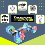LH-C048-3 Τηλεκατευθυνόμενο Αυτοκίνητο Transform Stunt - Μπλε/Πορτοκαλί