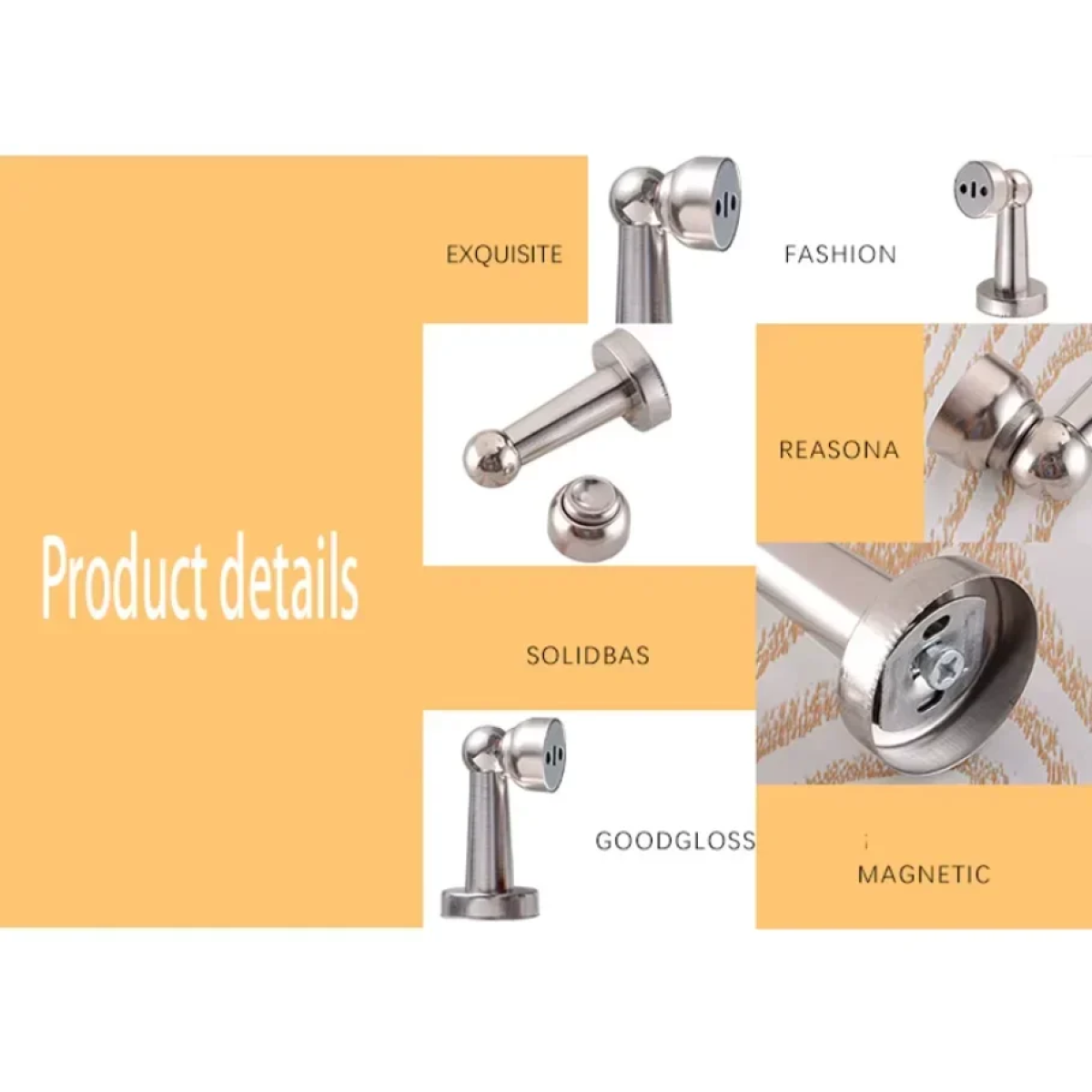 Μαγνητικό STOP Πόρτας INOX FTC SUS304D