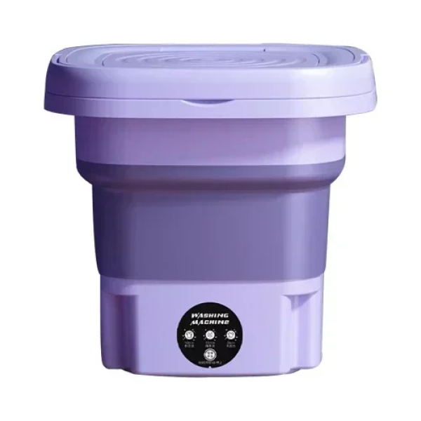 Μίνι Φορητό Πτυσσόμενο Πλυντήριο 8L - Μωβ Arrango AC60371