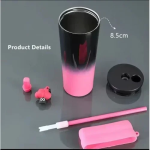 Παγούρι Θερμός 710ml Ανοξείδωτο με Καλαμάκι