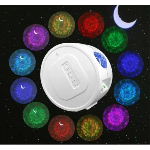 Παιδικό Φωτιστικό Προβολέας LED Star Light Projector 17352-14
