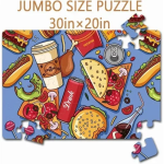 Παζλ 48τμχ 75x50cm Delicious Food Puzzle PE967