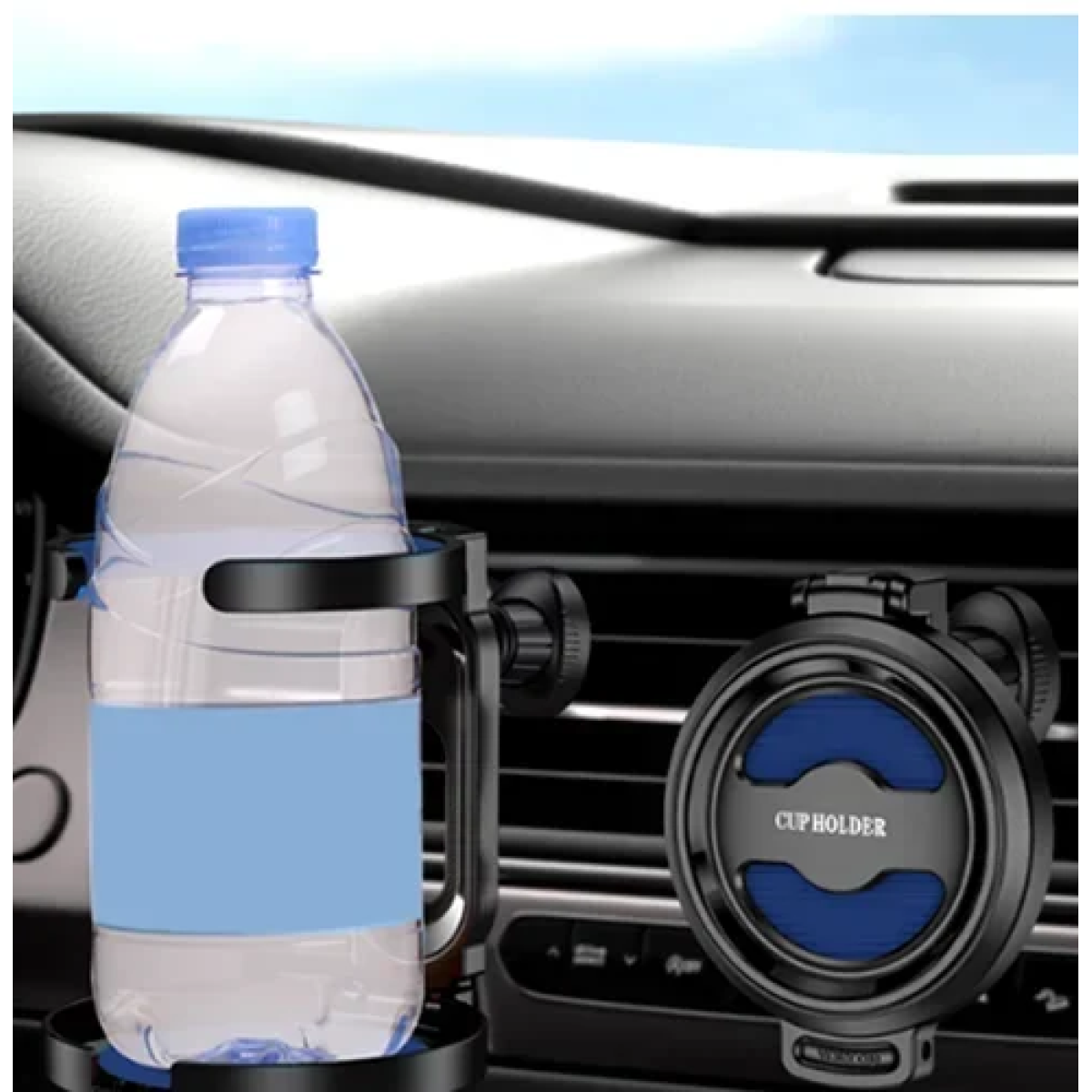 Ποτηροθήκη αυτοκινήτου για τον αεραγωγό - Cup Holder μαύρο/πορτοκαλί - Image 2