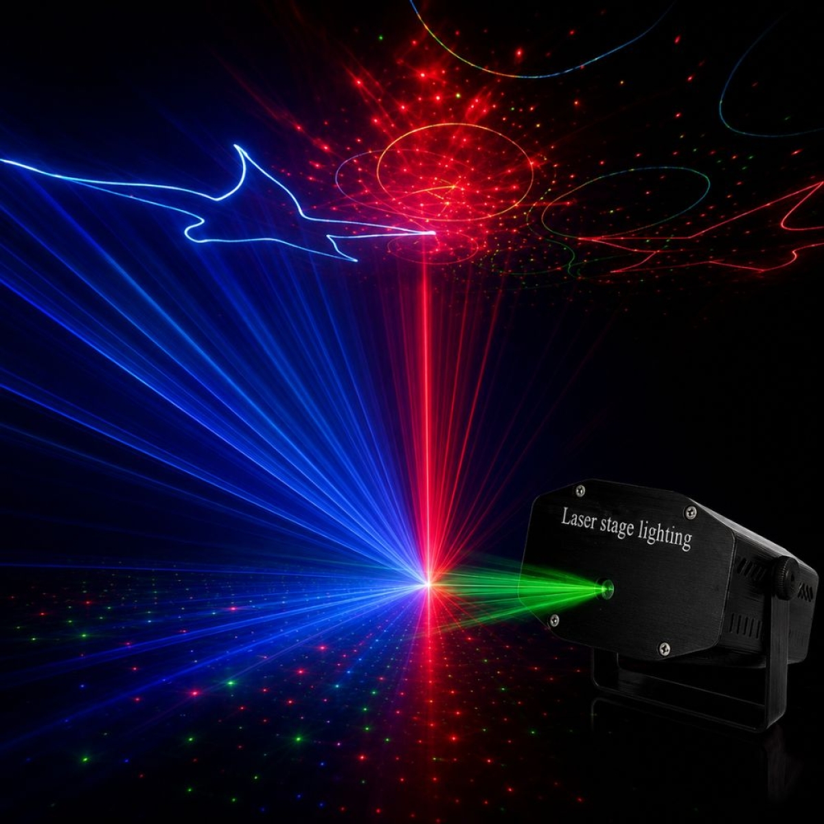 Προβολέας Μίνι Laser Stage – Φωτορυθμικό Andowl Q-JC21