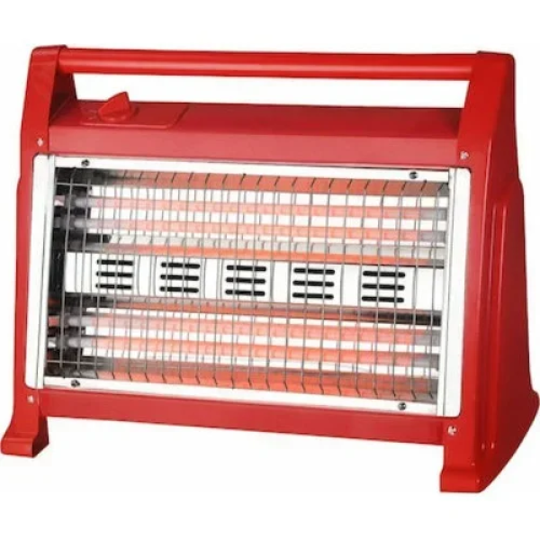 RH10S Σόμπα Χαλαζία με Ανεμιστήρα 1600W Κόκκινη